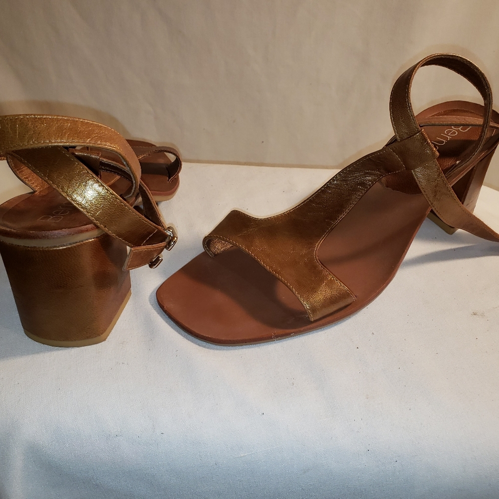 Bernardo Womens Block Heels Sz 8 M Brown